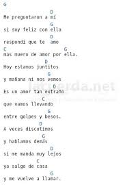 Amores, tan extraños que vienen y se van, a d (f#7) que en tu corazón sobrevivirán, g a f#m. Tab S Para Guitarra Y Acordes Facebook