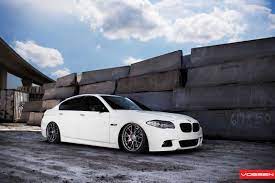 lowered white bmw 5 series with carbon fiber parts bmw bmw 5 series carbon fiber