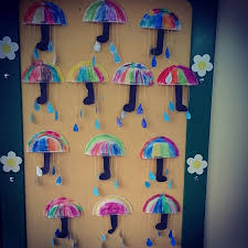 April showers bring may flowers! Paper Plate Umbrella Craft Crafts And Worksheets For Preschool Toddler And Kindergarten