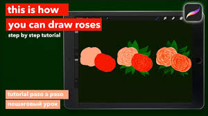 How to draw a rose easy. Floral Illustration Procreate Tutorial How To Draw A Rose Easy Drawing On Ipad Youtube