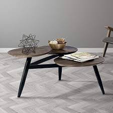 Amazon Com Aingoo Small Coffee Table Round Mid Century Vintage Steel Frame Side Stylish Coffee Table Mid Century Modern Coffee Table Mid Century Coffee Table