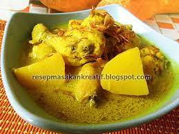 Resep Opor Ayam Kentang Resep Masakan Resep Ayam