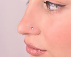 Nose Stud Gold Nose Stud Star Nose Stud Circle Nose Stud Etsy Gold Nose Stud Nose Piercing Stud Small Nose Studs