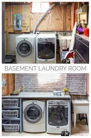 Build A Laundry Folding Table Over Your Washer And Dryer Basement Laundry Room Makeover Basement Laundry Room Laundry Room Diy