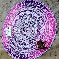 Round beach towels throws (mandala roundies). Circular Mandala Round Roundie Tapestry Beach Blanket Picnic Sheet Cotton Throw