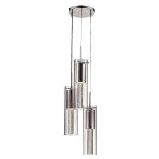 Cadarrah 3 Light Cluster Cylinder Pendant Trans Globe Lighting Pendant Lighting Ceiling Pendant Lights