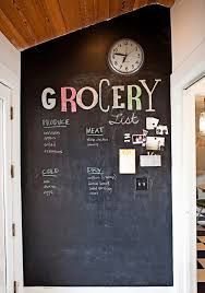 Grocery List Chalkboard Lovely Living Handmade Home Homemade Chalkboard Paint Chalkboard