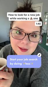 Looking for A Job While Working