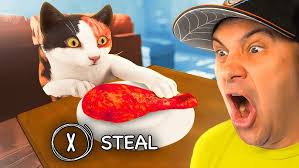 Playing Stray (THE cat game) with the kids and having lots of fun