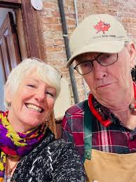 Kimberley O'Shaughnessy shares a delicious carrot cake that she made and  shared with the Men's Shed Guys this morning in appreciation of everything  that the Arnprior & McNab/Braeside Men's Shed did for