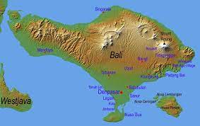 Is bali weather warmer or cooler than denpasar? Travel Maps Of Bali Showing Mountains Towns And Places Of Interest For Tourists