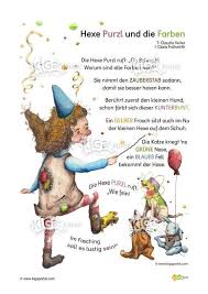 De Kindergarten Kigaportal Fasching Hexe Hexen Farbe Farben Reim Gedicht Reimen Fasching Hexe Fasching Im Kindergarten Kinder Reime