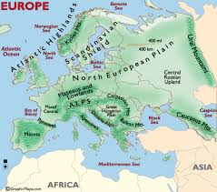 Spain is also europe main producer of wind energy. Mountains Of Europe Map Geography Lessons Geography Physical Geography