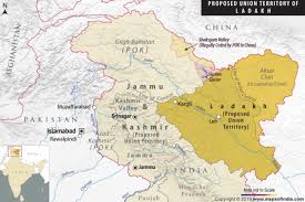 All regions, cities, roads, streets and buildings satellite view. India Pakistan Slug It Out Over New Border Map Asia Times