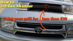 3rd gen 4runner paint the grill running board removal youtube 3rd gen 4runner paint the grill