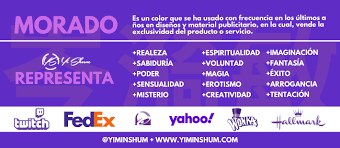 Cualquier color dentro de una gama vagamente definida desde el violeta hasta el rojo azulado profundo. Conoces El Significado De Los Colores Yi Min Shum Xie