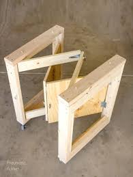 Diy Folding Mobile Workbench Modifications Popular Woodworking Magazine Mobile Workbench Woodworking Designs Popular Woodworking