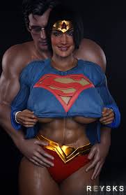 Rule34 - If it exists, there is porn of it  rysketches, clark kent, diana  prince, kal-el, superman, wonder woman  8089183