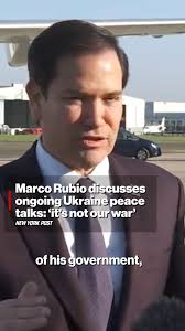 Marco Rubio discusses ongoing Ukraine peace talks