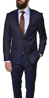 Limited Edition Dark Blue Wool Silk Suit Suits E Shop Alaindelon Co Uk