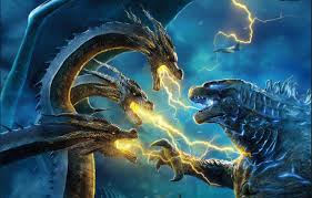 Red dragon spitting fire, mythical fire breathing animal vector illustration. Wallpaper Dragon Fire