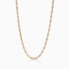 9ct yellow gold 24 inch curb chain. Necklace Chains And Chain Jewelry Tiffany Co