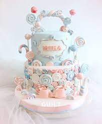 Sweet Pastel Candyland Beautiful Birthday Cakes Candyland Cake Candy Birthday Cakes