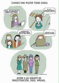 Tu Grupo De Amigas Seguro Investiga Mejor Que El Fbi Comics Funny Pictures Cute Images