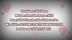 Sabuwar qasıdar autan sıdı ajınsu daban. Autan Sidi Sayyada Kasaitacciya