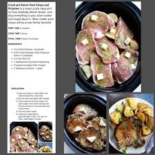 Crock Pot Ranch Pork Chops And Potatoes