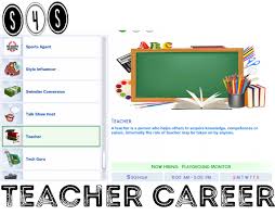 Sims 3 Teacher Career Converted To Sims 4 The 10 Career Levels Are Playground Monitor Teacher S Aide Substitute Teacher Sims 4 Jobs Sims 4 Game Sims 4 Toddler