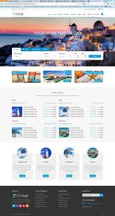 Rehat Html5 Responsive Template For Travel System On Behance Travel Website Design Travel Web Template Design