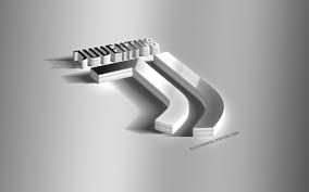 Juventus logo hd wallpaper background image 2560x1600. Download Wallpapers Juventus Fc New 3d Logo 3d Art Italian Football Club 3d Stylish New Emblem Serie A Italy 3d Creative Art Juve White Background Metallic New Logo For Desktop With Resolution