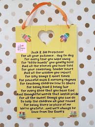Nursery Teacher Poem Personalised Thank You Poem Nursery Etsy Nursery Teachers Gifts Nursery Teacher Teacher Poems