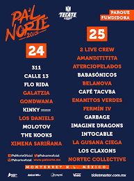 El concierto estará encabezado por foo fighters y tame impala, quienes recientemente cancelaron sus shows en. Lineup Por Dia Pal Norte Setlist Me Tu Guia De Los Mejores Conciertos De Mexico