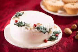 Gingerbread layer cake with salted honey buttercream. Christmas Cake With Mince Pies Stock Photos Freeimages Com