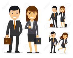 Business man and woman clipart. Business Team Businessman And Business Woman Vector Characters Royalty Free Cliparts Vectors And Stock Illustration Image 58015261