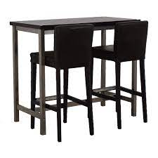 Maybe you would like to learn more about one of these? 90 Off Ikea Ikea Henriksdal Counter Height Brown And Chrome Dining Set Tables