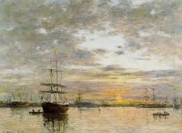 The Port Of Dieppe 1888 Eugene Louis Boudin Oil Painting Eugene Boudin Painting Art