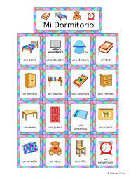 Mi Dormitorio Fun Games Activities Puzzles For Young Spanish Learners Inspired Elementary Teaching Resources Elementary Math
