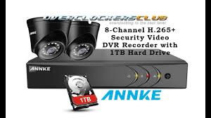Includes eight outdoor ready hd cameras. Overclockersclub Review Of The New Annke 8 Channel 1tb Dvr System Youtube