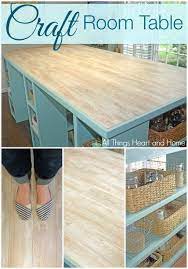 Diy Craft Room Table Guess What The Top Is Made Of Craft Room Tables Diy Craft Room Table Diy Craft Room