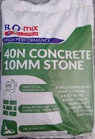 Building a cement bag retaining wall around a culvert by pouring dry concrete mix in small lunch bags and stacking them like bricks.see how well it works in. Flo Mix 40n Rapid Strong Concrete Drymix 20kg Bag Add Water Goodwins