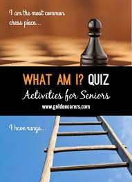 You will find a variety of websites on the web that offer these types of … What Am I Quiz 1 Fun Quiz Elderly Activities Quiz