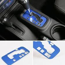 Moonet Blue Jeep Jk Wrangler Gear Shifter Dashboard Cover Trim Jeep Wrangler Jk Jeep Wrangler Interior Jeep Interiors