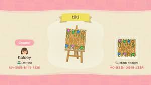 Tiki Bar Stall Stand Booth Designed By Kelsey Of Acnh Custom Designs In 2020 Animal Crossing Qr Animal Crossing Animal Crossing Game
