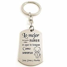 Cada vez faltan menos días para celebrar el día del padre, y es una fecha especial para quienes tienen un vínculo especial con su progenitor. Llavero Padre Abuelo Llaveros De Tus Personajes Favoritos Personalizados