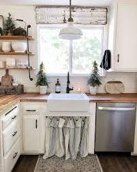 Modern farmhouse kitchen butcher block countertops. Farmhouse Kitchen Farmhouse Kitchen Countertops Kitchen Style Farmhouse Kitchen Decor