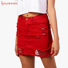 Bouton d'urgence rouge sur panneau noir. Porte Taille Haute Rouge Denim Jupe Ete Trou Gland Bouton Jupe Courte Decontracte Streetwear Jupe Femme 301 Aliexpress
