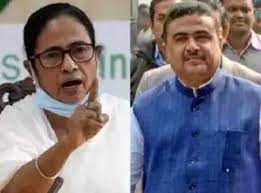 All india trinamool congress has surged far ahead of the bjp, counting trends show. Mamata Banerjee Versus Suvendu Adhikari In Nandigram 4 Scenarios Of West Bengal Assembly Elections West Bengal Election News Times Of India